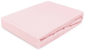 DETSKÉ JERSEY PRESTIERADLO 006 60X120 CM SVETLORUŽOVÉ