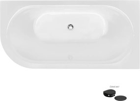 Besco Akrylátová voľne stojaca vaňa Avita A-Line CC/NP 150x75 (160x75, 170x75), napúšťanie cez prepad BESCO-Typ výpuste: McAlpine Click-Clack s napúš…