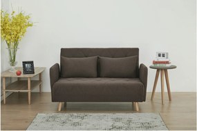 Sconto Pohovka STANDA tmavohnedá