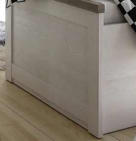 Postel Luca 90x200 cm, bielená pínia