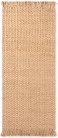 Hanse Home, Behúň Handloom 106335 Fjord Natural Gold, 80x200, béžová, chodba / predsieň