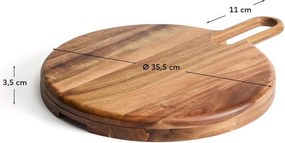 Drevená doštička na syr 46 x 36 cm Blera – Kave Home