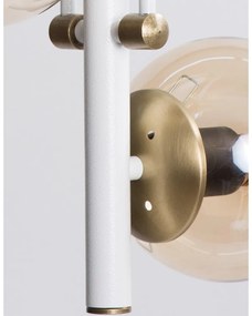 Závesné svietidlo so skleneným tienidlom ø 15 cm Libra – Squid Lighting