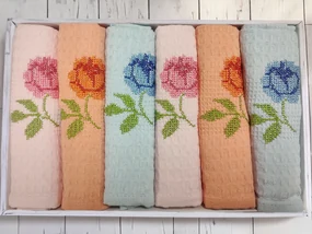 Utierky v darčekovom balení FLOWERS set 6ks