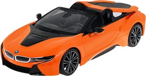 BMW i8 Roadster oranžový RASTAR model 1:12 Auto na diaľkové ovládanie + 2,4 GHz diaľkové ovládanie