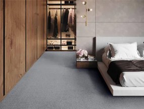 Koberce Breno Metrážny koberec PARANA 95, šíře role 400 cm, sivá