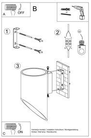 Nástenné svietidlo PENNE 20 1xG9/40W/230V čierna