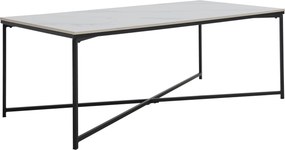 XXXLutz KONFERENČNÝ STOLÍK, čierna, biela, kov, keramika, 120/60/43 cm Livetastic - Stolíky do obývačky - 002056002603