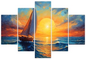 Obraz - Plachetnica (150x105 cm)