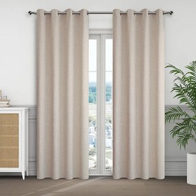 Záves na priechodkách KSENIA YC11867/280G/3/140x250 béžový