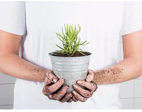 Kovový kvetináč ø 14 cm – Esschert Design