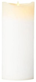 SIRIUS Vosková LED svíčka, 25 cm, bílá