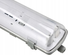 Sada LED svietidiel, hermetické svietidlo, 60 cm, 18 W, 2880 lm, 6500 K, do garáže, s plechom
