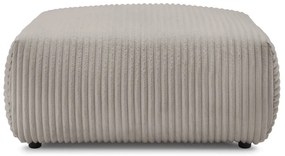 Svetlosivo-béžová menčestrová podnožka Lucien – Bobochic Paris