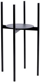 Stojan na kvety TORRE čierny 60 cm