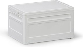 Skladací úložný regálový box L 37 l, 459x320x250 mm, biely