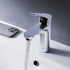 Umývadlová batéria AM.PM Hit FTA82200 jednopáková s odtokovým ventilom, chróm