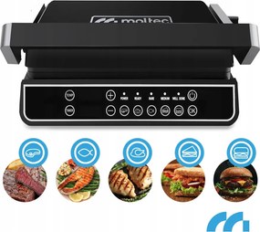 Elektrický kontaktný gril SM5000W-PRO s LED displejom – 2500 W