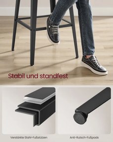 Set dvoch barových stoličiek LBC078B02 (2 ks)