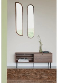 Hnedý TV stolík v dekore orecha 120x50x40 cm Stripes – White Label