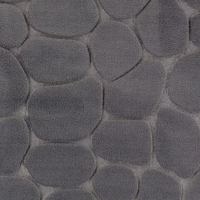 TENDANCE Predložka do kúpeľne Stones, 45x120 cm, grafitová