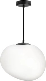 BRILAGI - Luster na lanku PEBBLES 1xE27/40W/230V pr. 25 cm čierna