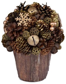 Vianočná dekorácia (výška 21 cm) – Ego Dekor