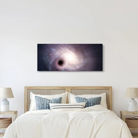 Obraz - Špirálna galaxia (120x50 cm)