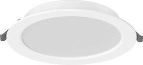 Mexen LDRR, LED stropné svietidlo na zapustenie, priemer 12 cm 17 cm, 12W, studená - 6500K, 1320 lm, biela - L210-017-1265-20
