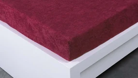 Froté plachta 90 × 200 cm Exclusive – bordó
