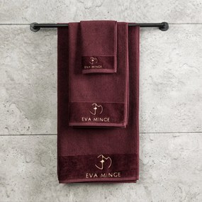 FROTÉ UTERÁK EVA MINGE GAJA SADA 1KS 30X50 CM, 1KS 50X90 CM, 1KS 70X140 CM TMAVOMODRÁ