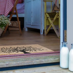 Rohožka z kokosového vlákna 40x60 cm Tree of Life – Artsy Doormats