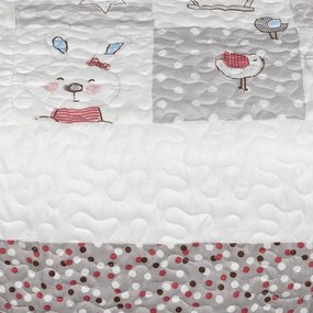 4Home Detský prehoz na posteľ Little Friends, 140 x 200 cm