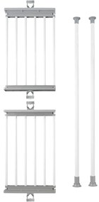 Biely kovový kúpeľňový regál 120x300 cm Herkules – Wenko