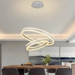 LED Stmievateľný luster na lanku LED/135W/230V 3000-6500K + diaľkové ovládanie