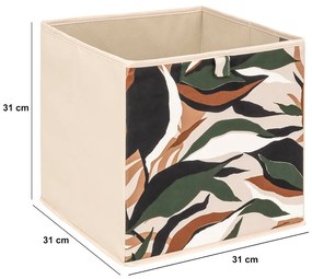 Úložný box Lauria, 31x31x31 cm, viacfarebná