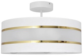 Helam Luster na tyči HELEN 3xE27/15W/230V biela/zlatá HE1160