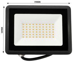 BERGE LED reflektor 50W IP65 studená biela