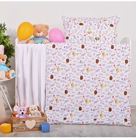 Obliečky detské Lesné Zvieratká EMI, Detský set 90x130 + 45x65