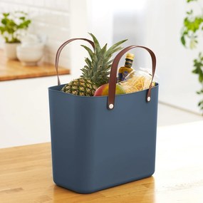 Nákupná taška, kabelka, plastová MULTIBAG, tmavomodrá, 25 l