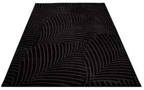 Dekorstudio Jednofarebný koberec FANCY 648 - čierny Rozmer koberca: 80x150cm