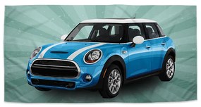 Sablio Uterák Mini sedan Zelené pozadie - 30x50 cm