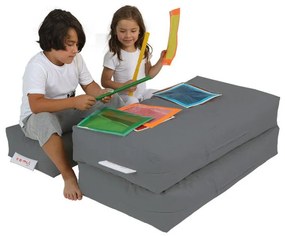 Sivá detská pohovka 100 cm Nier – Floriane Garden