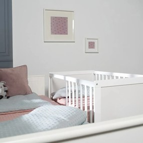 Biela postieľka 60x120 cm – Roba