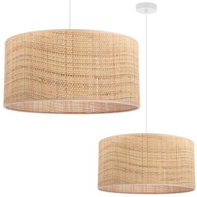 Závesné svietidlo Rattan, 1x ratanové tienidlo, (fi 45cm), w