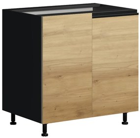 Kuchynská Skrinka Industry D80 čierna/artisan