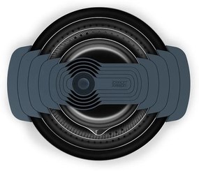 Misy v lesklo striebornej farbe v súprave 9 ks Nest 100 Collection – Joseph Joseph