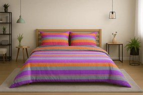 Polybavlnené obliečky ELLE PURPLE, fialové Rozmer obliečky: 70 x 90 cm | 140 x 200 cm
