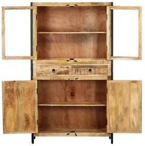 vidaXL Komoda 100x40x175 cm masívne mangovníkové drevo-
