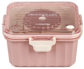 Obedový box POPPIE ružový 896038